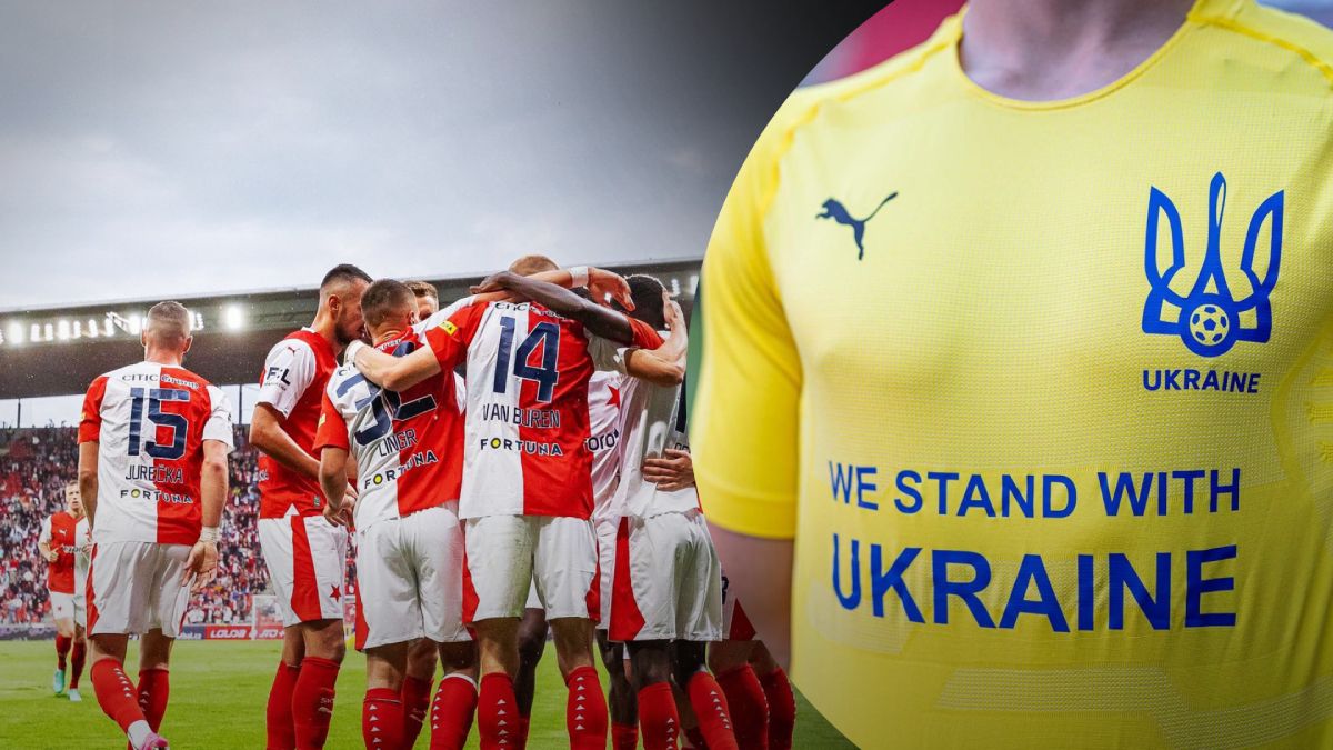 Славія підтримала Україну у війні проти Росії перед матчем проти Дніпра-1