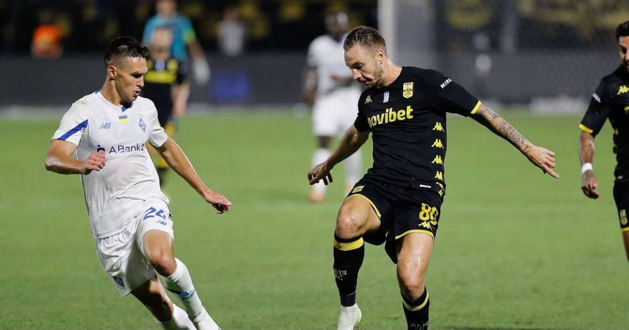 Эпизод матча Динамо – Арис Эпизод матча Динамо – Арис