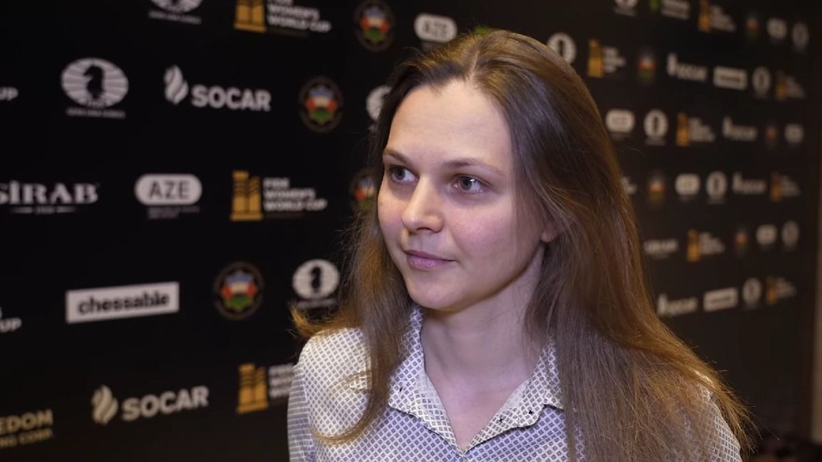 Анна Музичук стала бронзовою призеркою Кубка світу з шахів у Баку