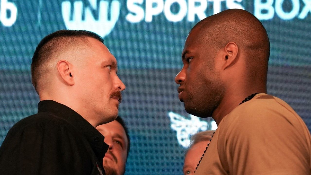 Олександр Усик та Даніель Дюбуа Олександр Усик та Даніель Дюбуа