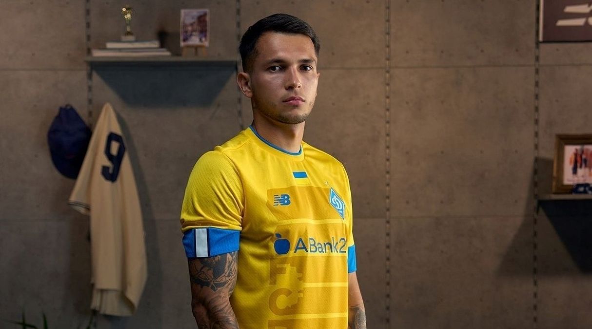 Дубінчак у жовтій формі Динамо Дубінчак у жовтій формі Динамо