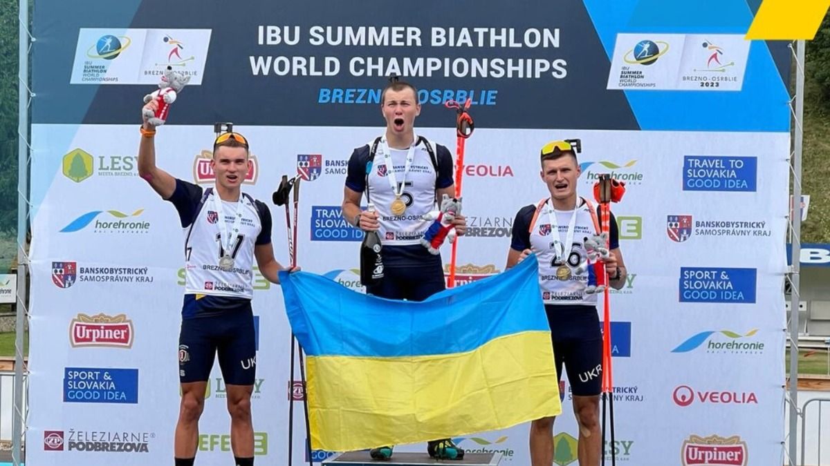 Летний ЧМ-2023 по биатлону - украинские юниоры завоевали три медали в спринте
