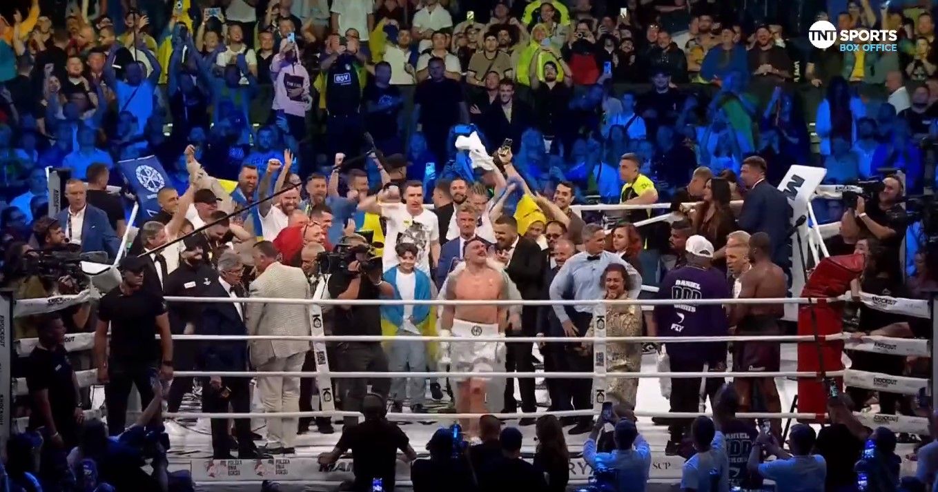 Танец Усика на ринге Танец Усика на ринге