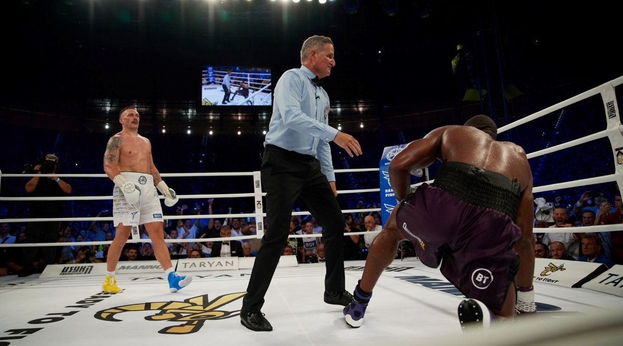 Усик и Дюбуа в ринге Усик и Дюбуа в ринге