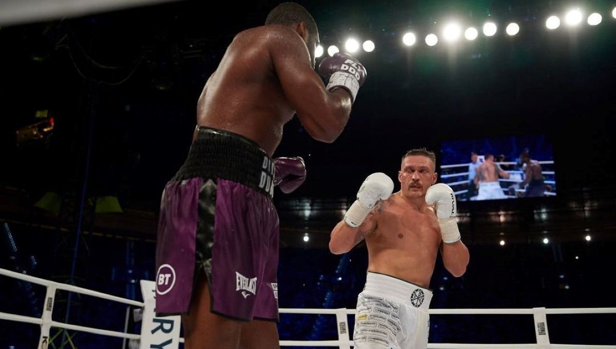 Усик и Дюбуа в ринге Усик и Дюбуа в ринге