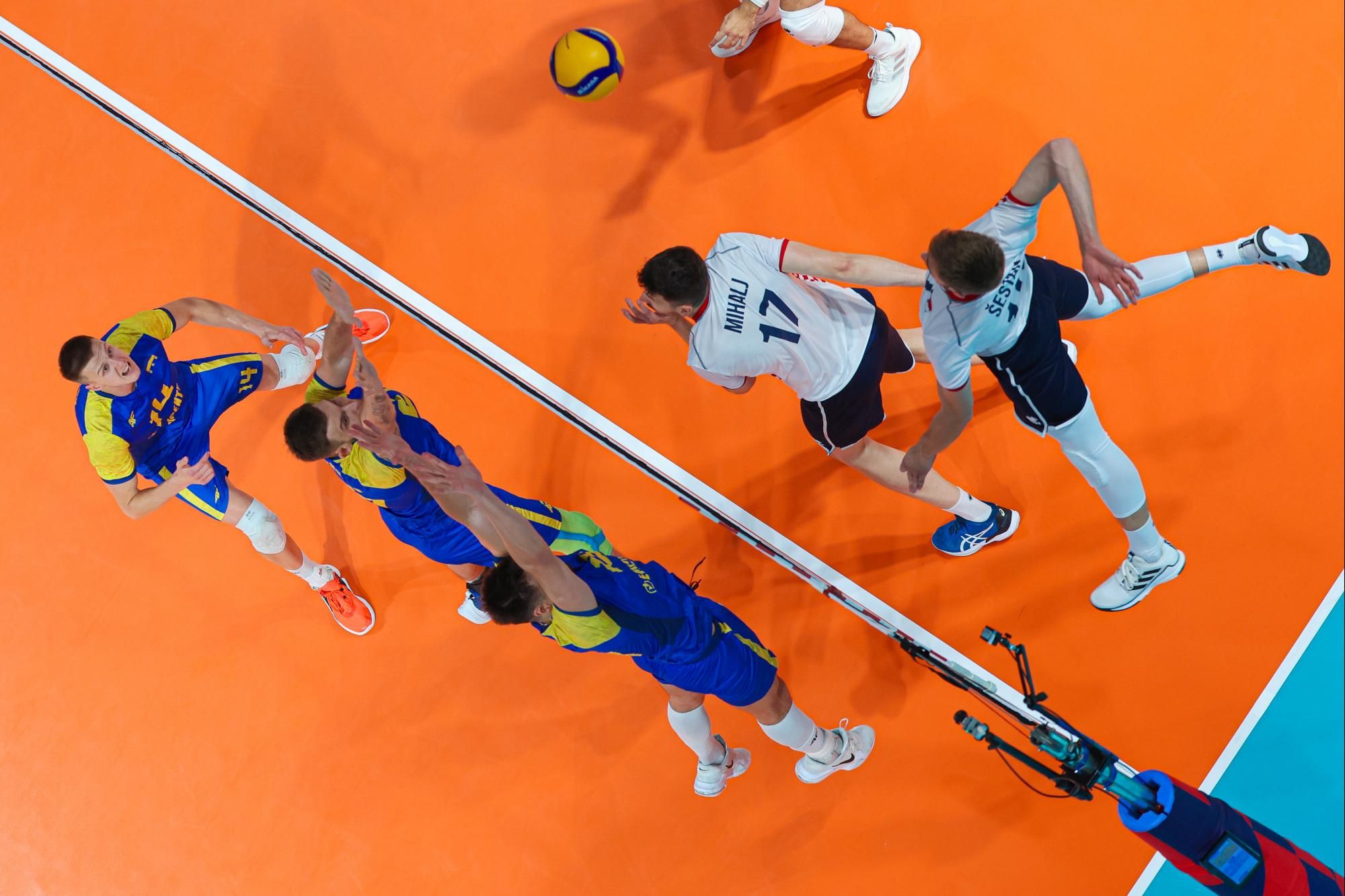 Украина проиграла Хорватии на Евро-2023 по волейболу