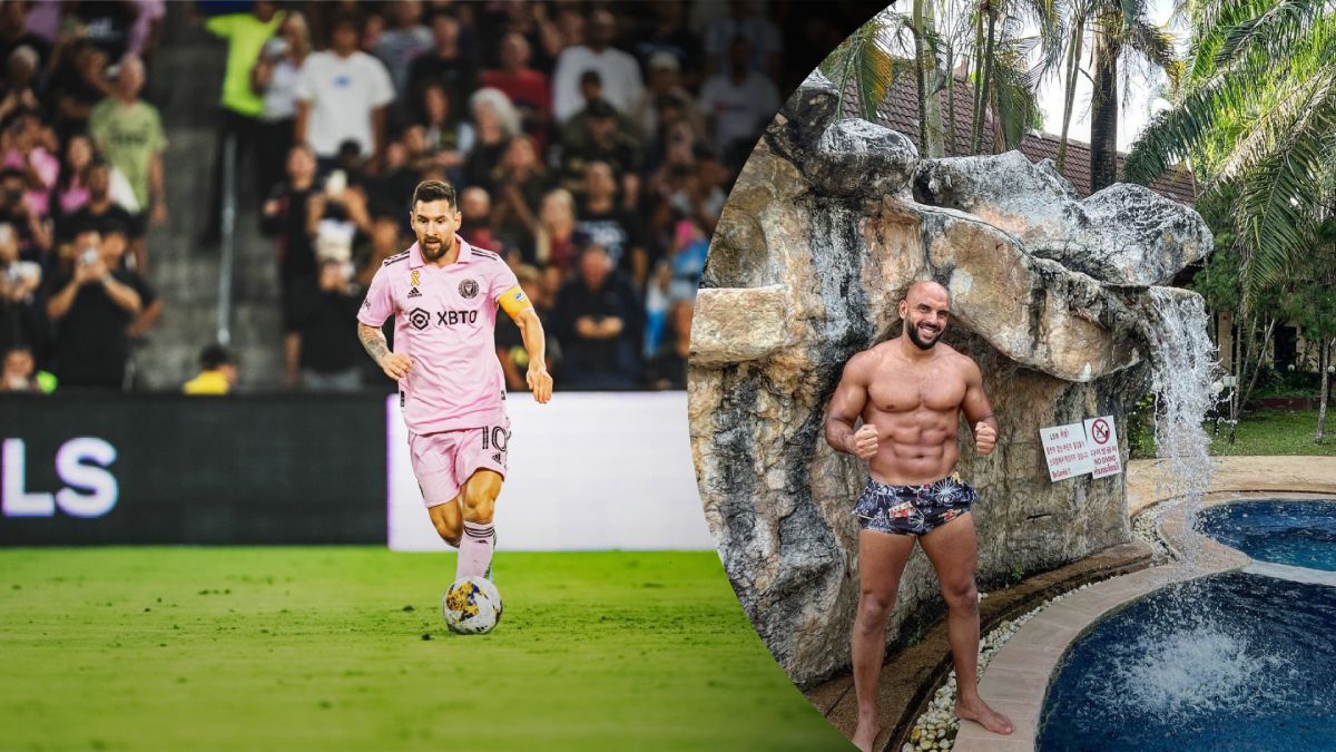 Фанат выбежал на поле во время матча Интер Майами - охрана Месси поймала зрителя - видео Фанат выбежал на поле во время матча Интер Майами - охрана Месси поймала зрителя - видео