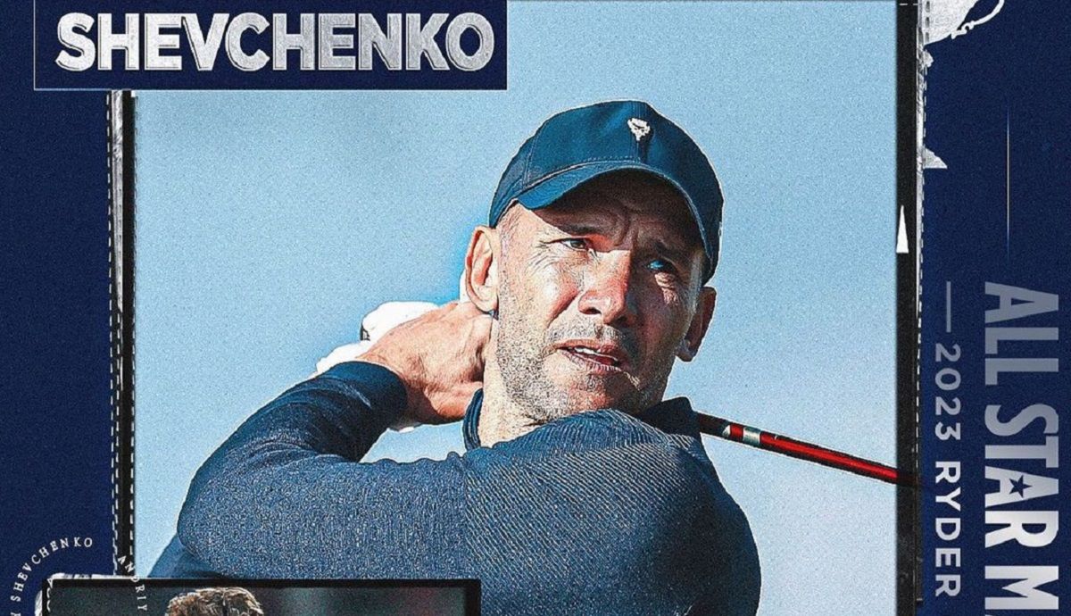 Андрій Шевченко візьме участь у турнірі з гольфу - серед учасників Джокович і Бейл
