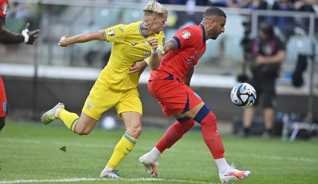 Украина сыграла вничью с Англией в отборе Евро-2024
