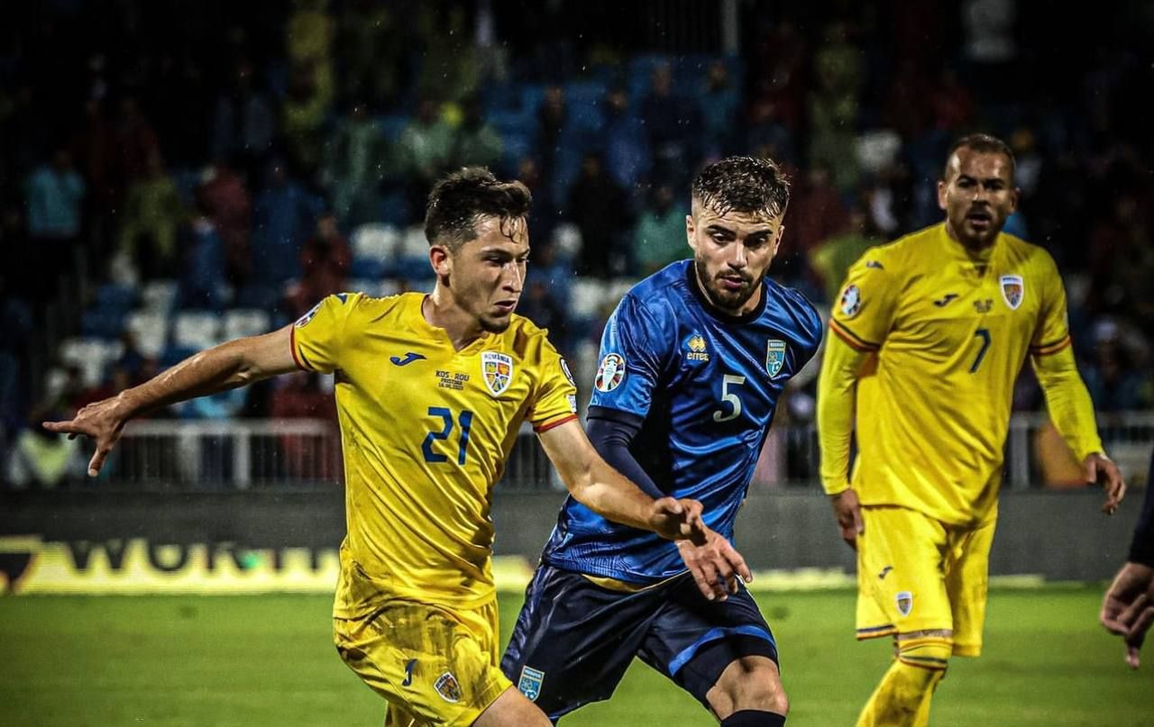 Епізод з матчу між збірними Румунії та Косово Епізод з матчу між збірними Румунії та Косово