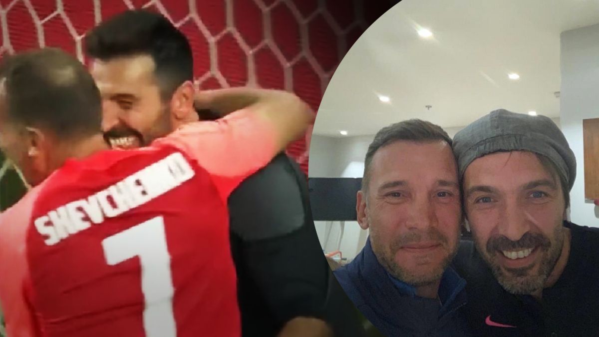 Андрій Шевченко забив Джанлуїджі Буффону у благодійному матчі в Любляні - відео Андрій Шевченко забив Джанлуїджі Буффону у благодійному матчі в Любляні - відео