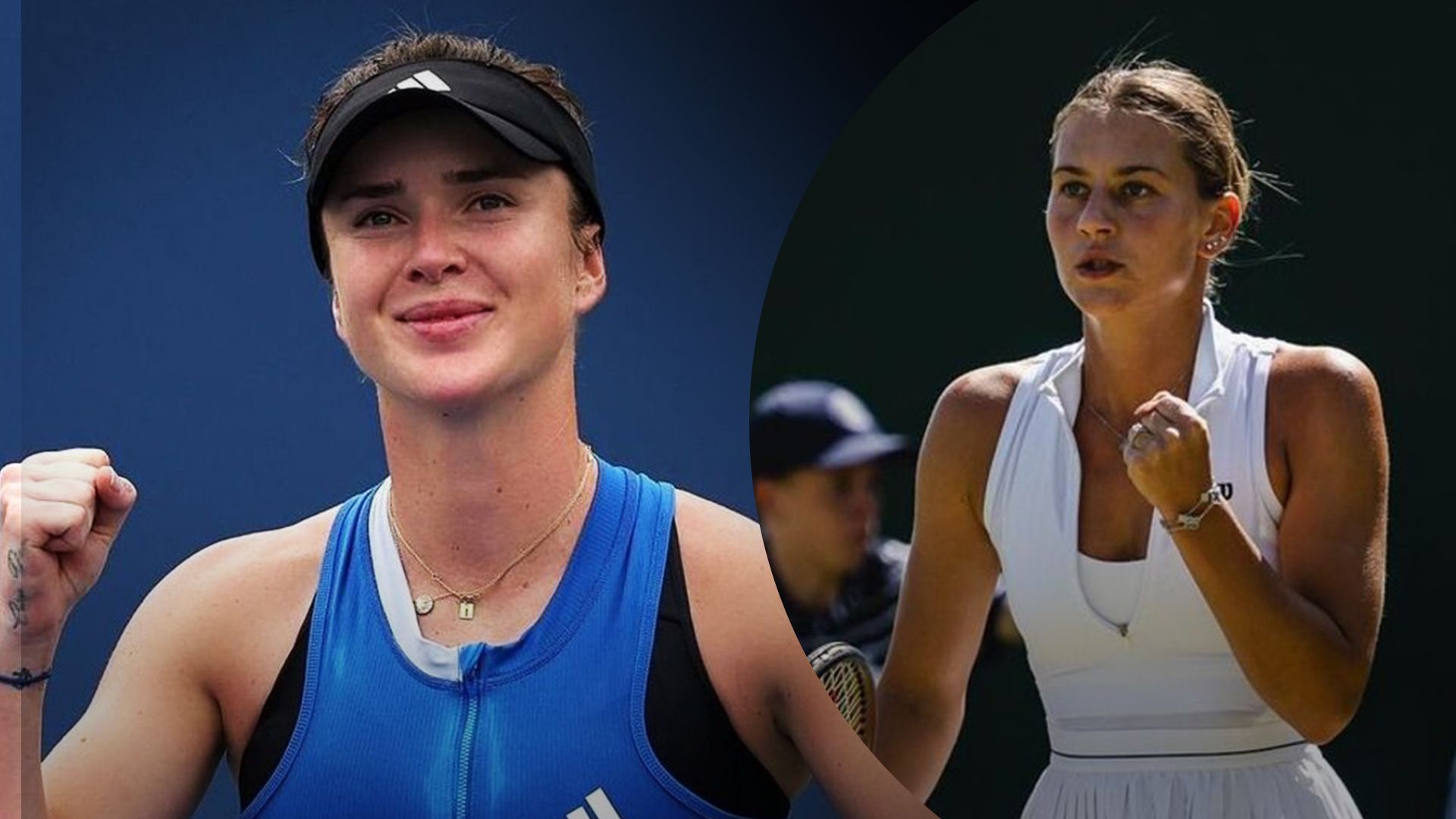 Элина Свитолина и Марта Костюк Элина Свитолина и Марта Костюк