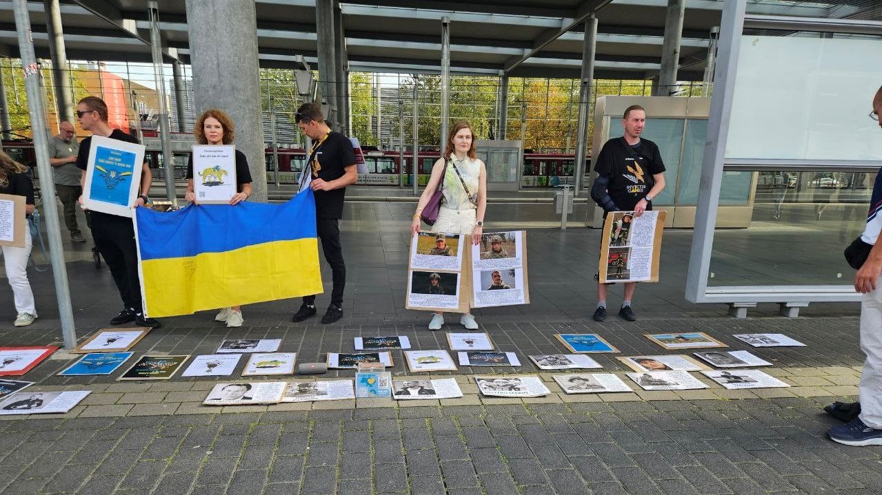 Українська громада провела акції подяки Німеччині в день закриття Ігор нескорених 2023