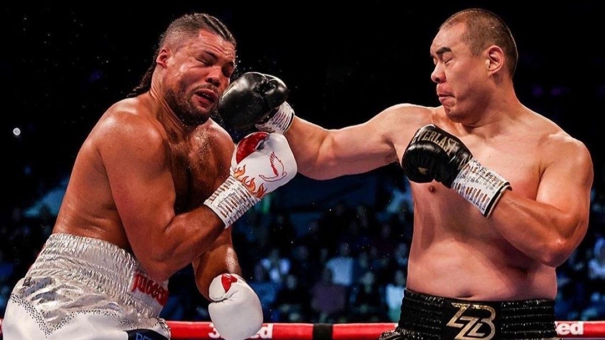 Чжан Чжилей нокаутировал Джо Джойса Чжан Чжилей нокаутировал Джо Джойса