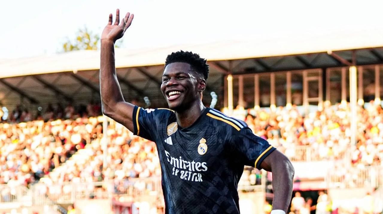 Орельен Тчумени – автор гола Реала Орельен Тчумени – автор гола Реала