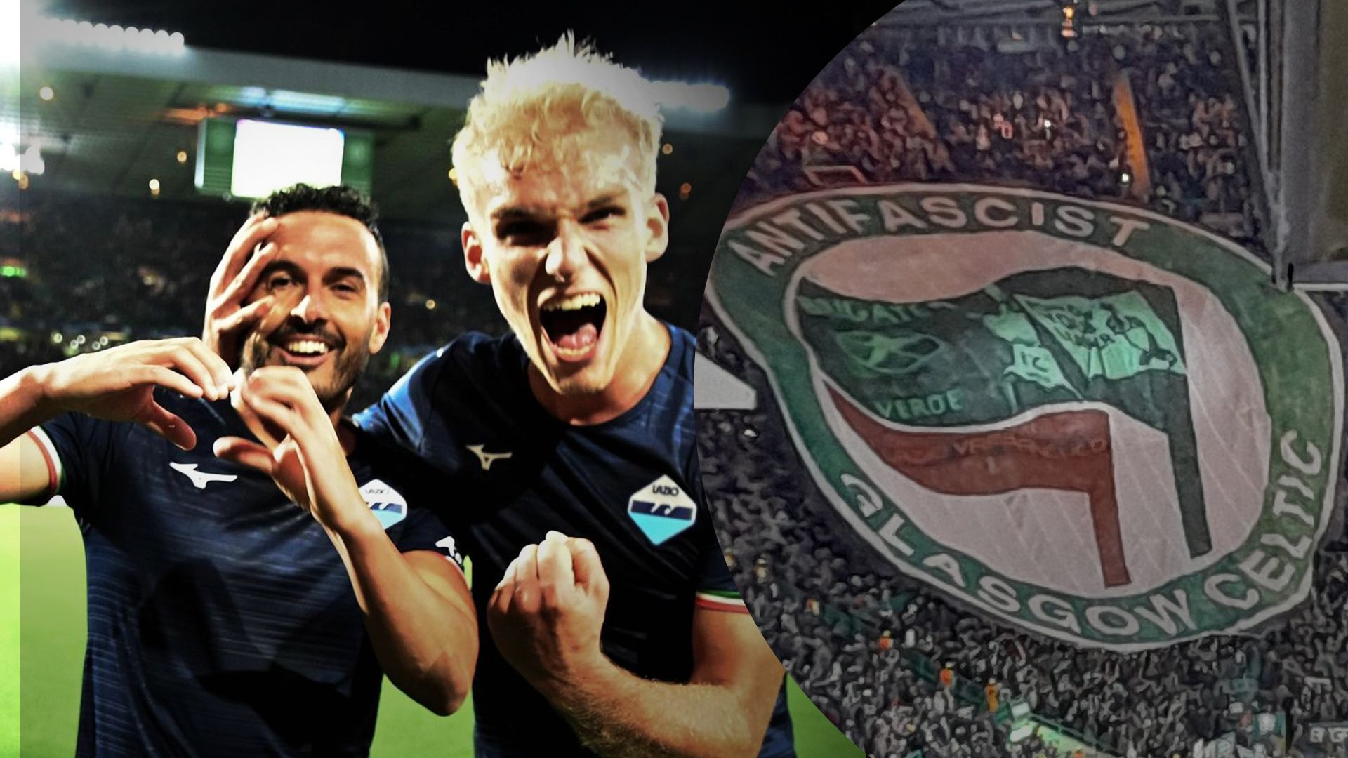 На матчі Лаціо вивісили антифашистський банер На матчі Лаціо вивісили антифашистський банер