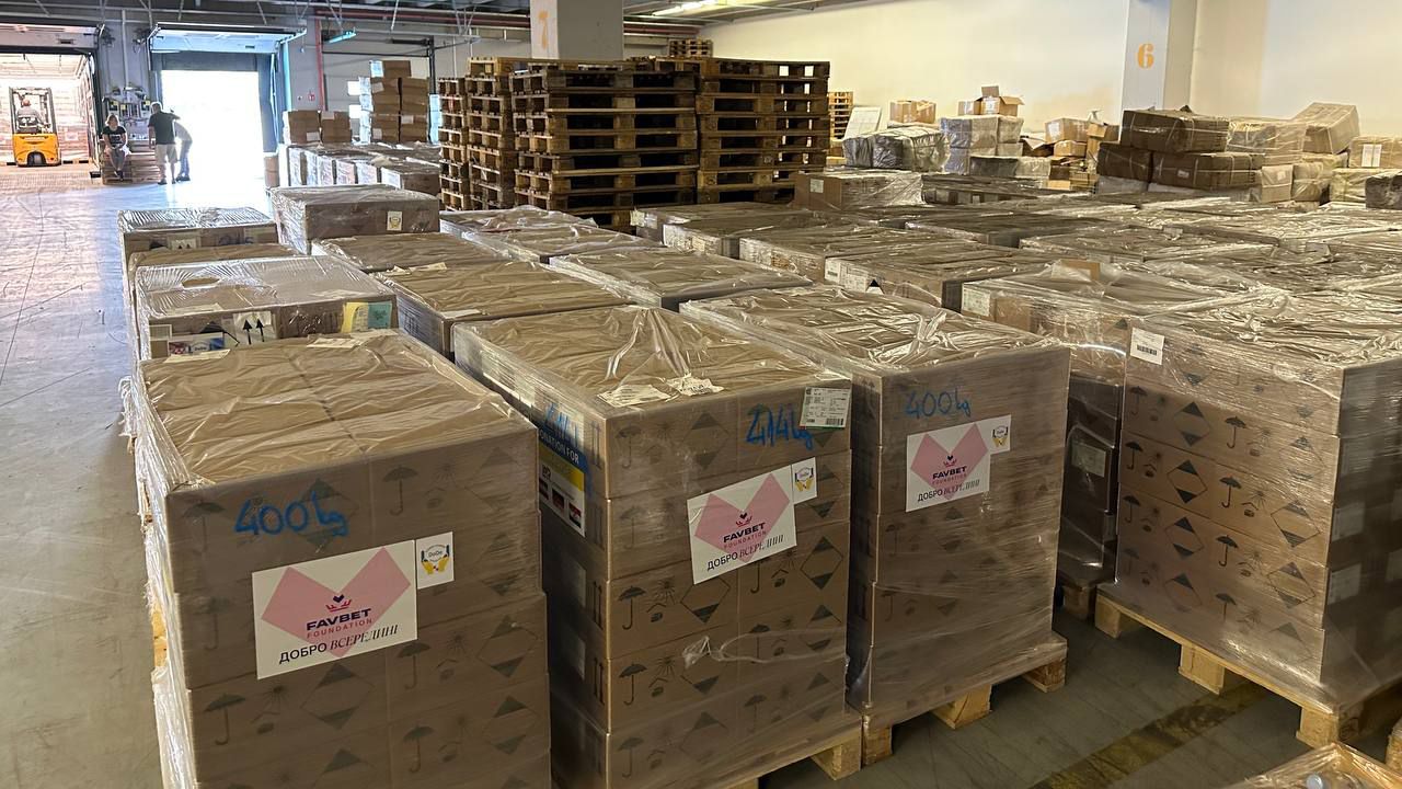 150 тонн гумдопомоги в Україну з Хорватії: ініціатива Dobro Dobrim за сприяння Favbet Foundation