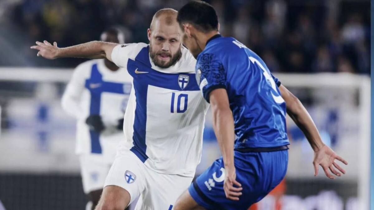 Эпизод матча Финляндия – Казахстан Эпизод матча Финляндия – Казахстан