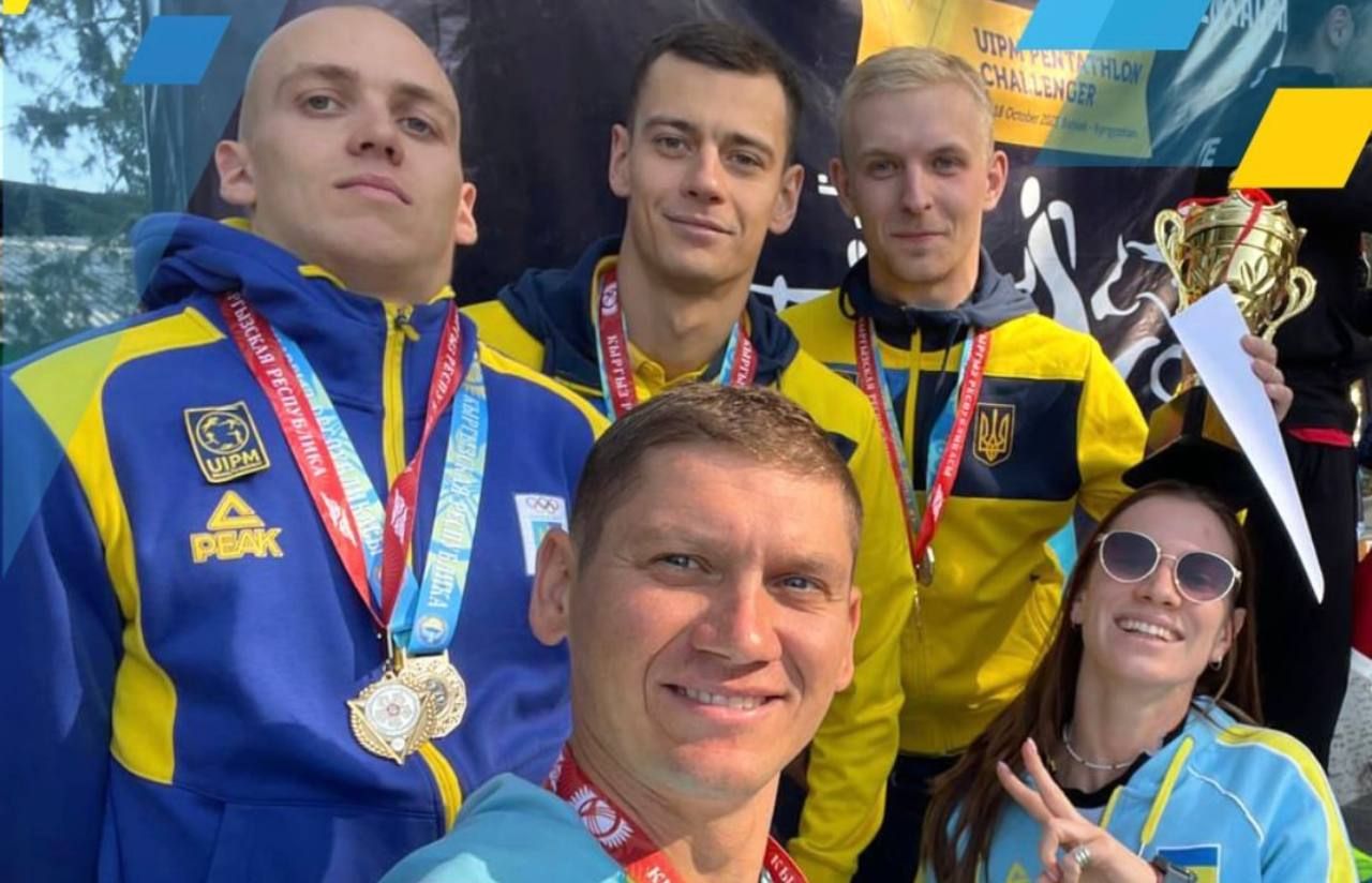 Очередные "сине-желтые" награды: украинские пятиборцы завоевали серебро в команде на челленджере - 24 канал