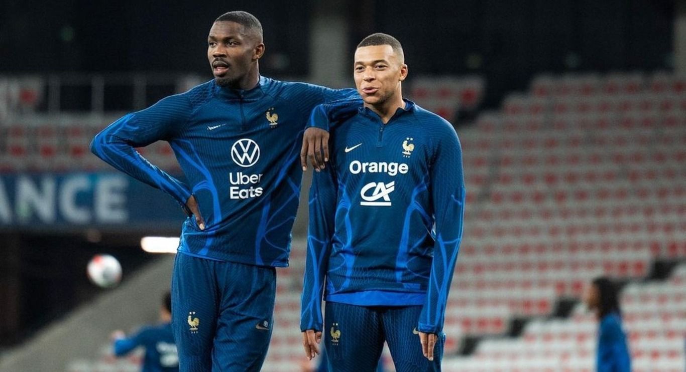 Маркус Тюрам и Килиан Мбаппе Маркус Тюрам и Килиан Мбаппе