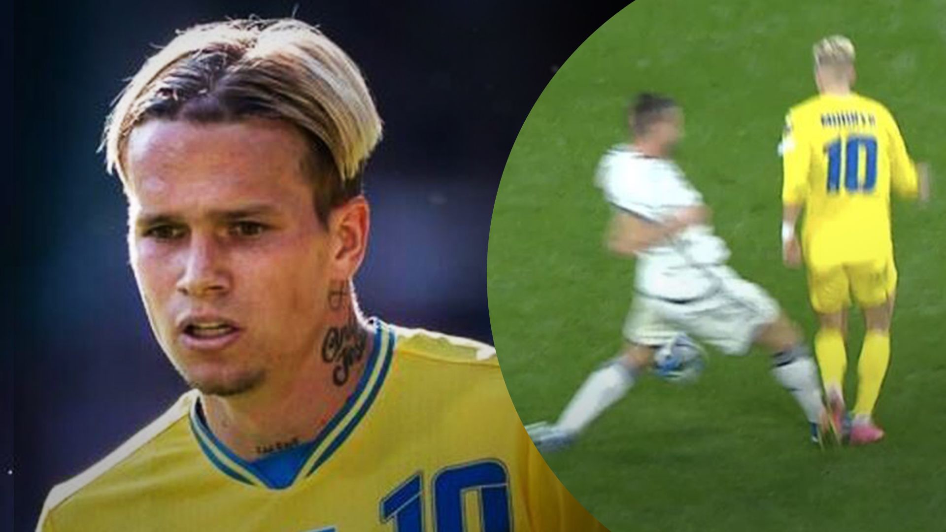 Неназначенный пенальти на Михаиле Мудрике Неназначенный пенальти на Михаиле Мудрике