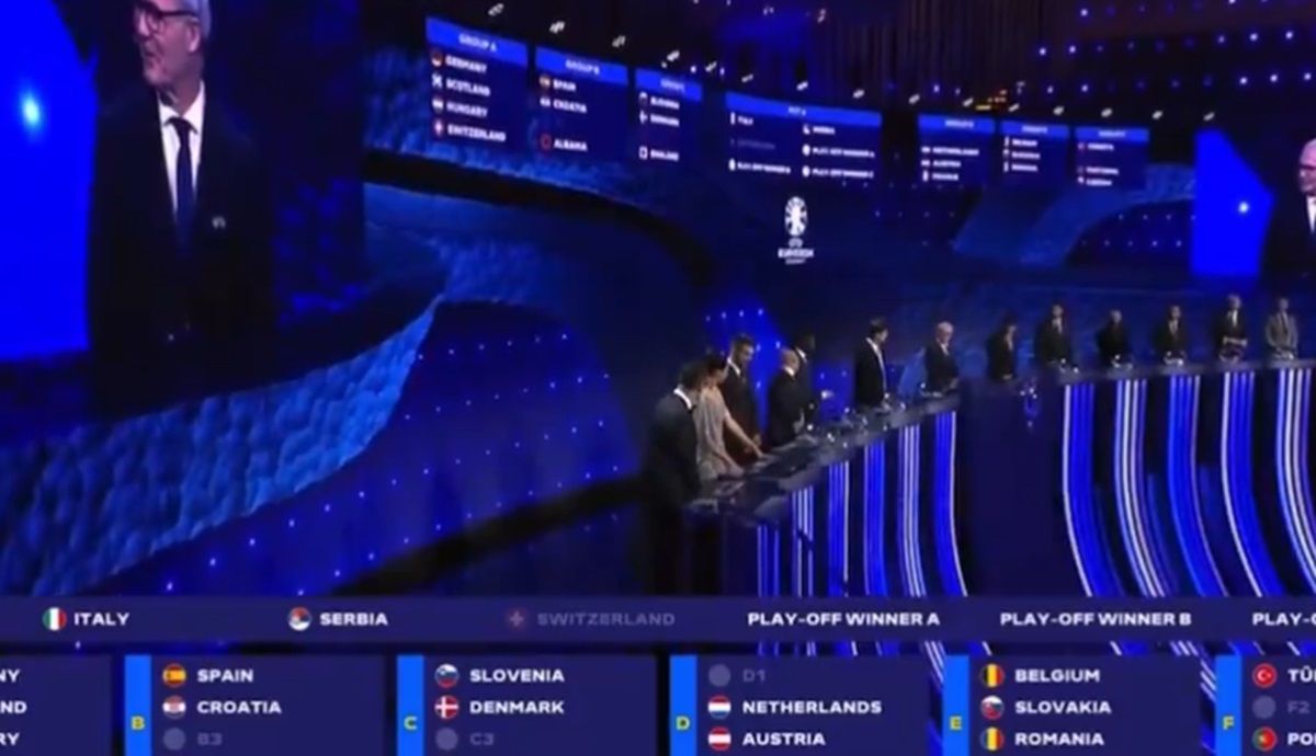 Стало известно, что произошло во время жеребьевки Евро-2024. Стало известно, что произошло во время жеребьевки Евро-2024.