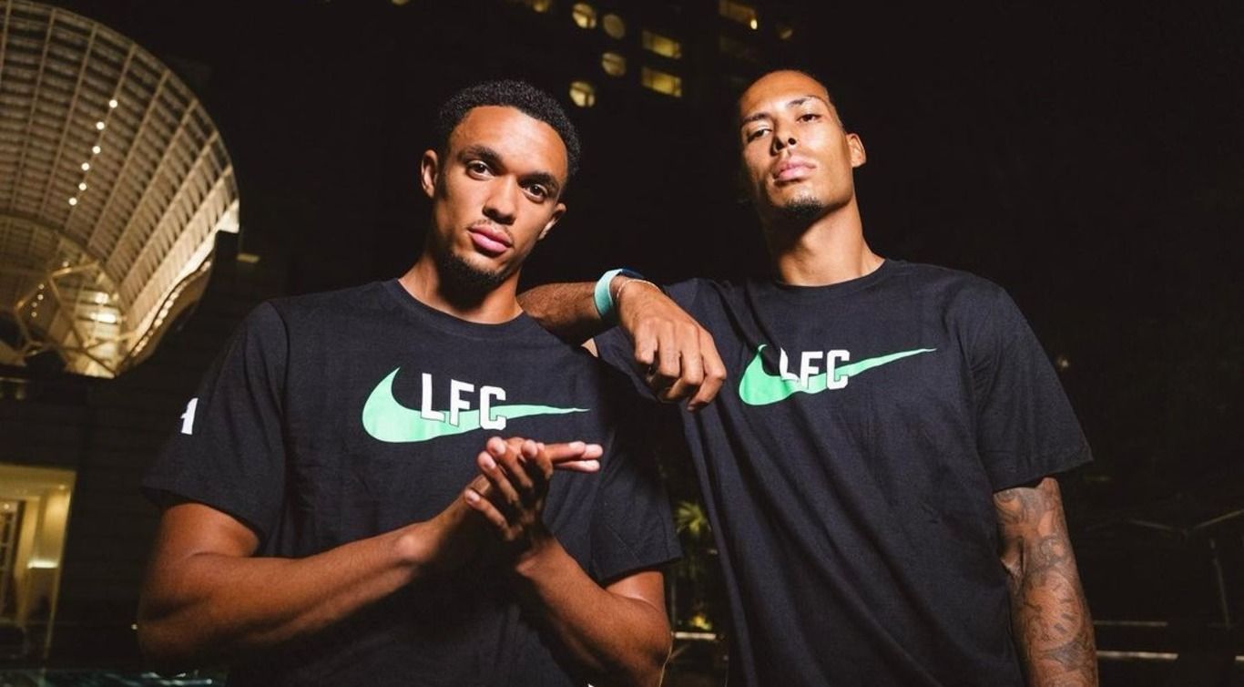 Трент Александер-Арнольд и Вирджил ван Дейк Трент Александер-Арнольд и Вирджил ван Дейк