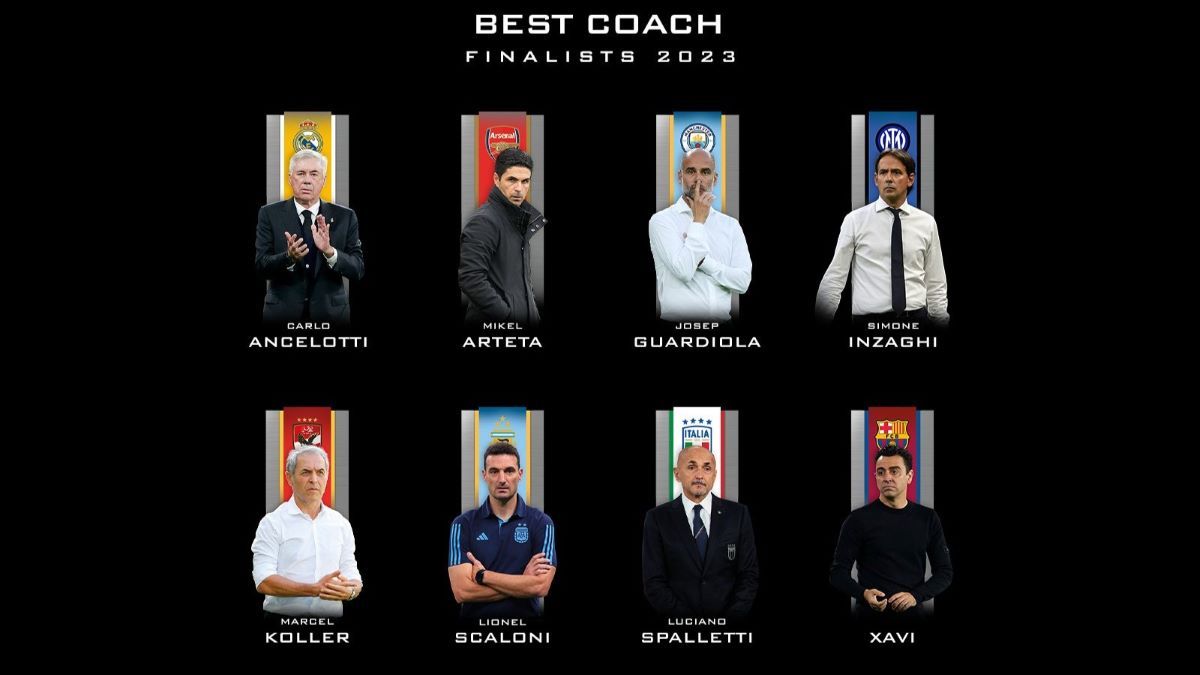 Претенденти на найкращого тренера 2023 року