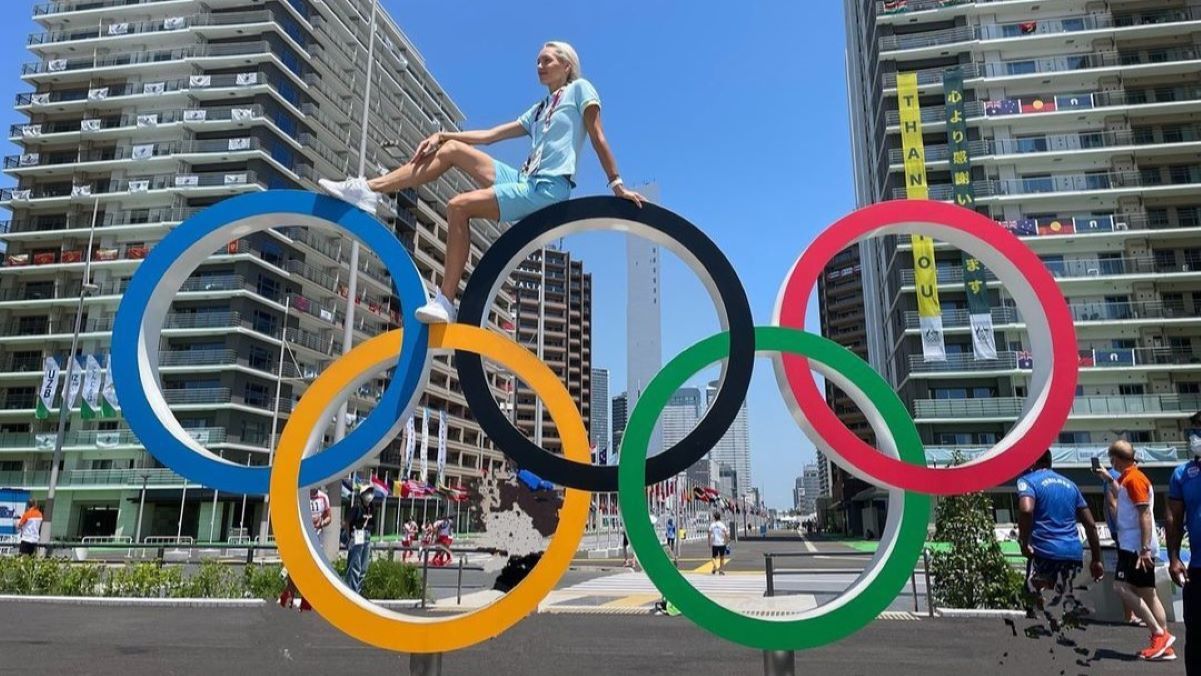 Ольга Саладуха на ОИ в Пекине Ольга Саладуха на ОИ в Пекине