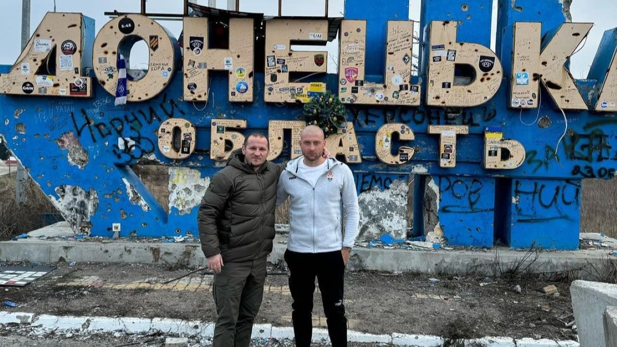 Алиев и Ракицкий посетили Донецкую область