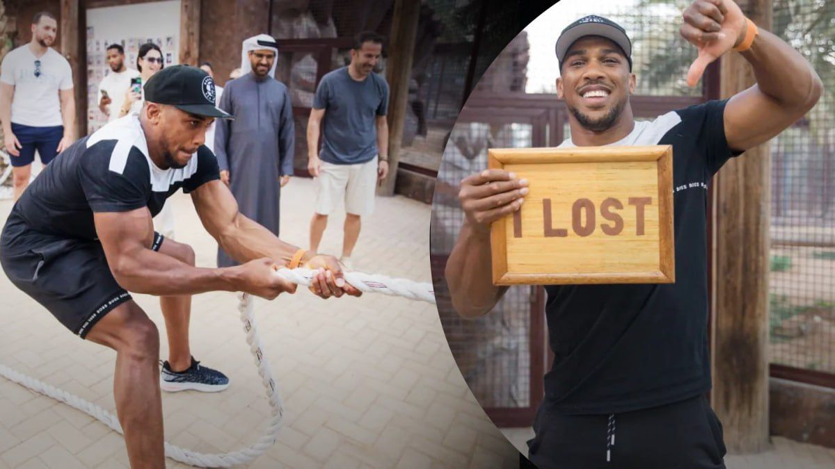 Энтони Джошуа уступил лигру в перетягивании каната Энтони Джошуа уступил лигру в перетягивании каната