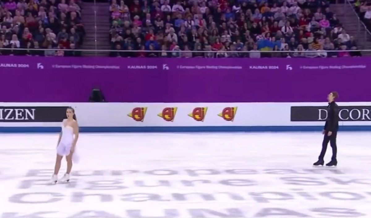 Український перфоменс на чемпіонаті Європи із фігурного катання - відео Український перфоменс на чемпіонаті Європи із фігурного катання - відео