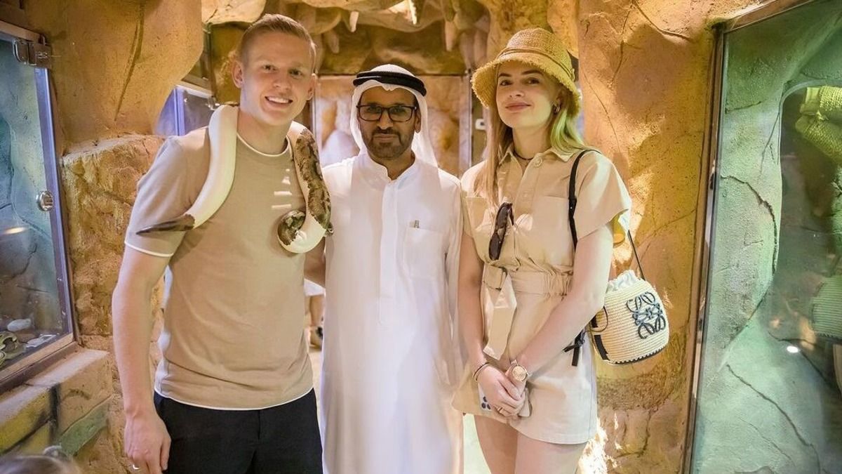 Зінченко разом з дружиною та донькою перетягували канат з левом – відео Зінченко разом з дружиною та донькою перетягували канат з левом – відео