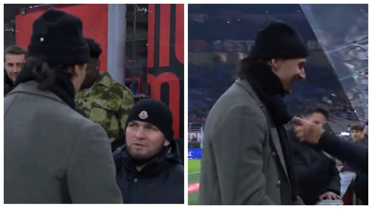 Українці не підтримають: Ібрагімович тепло поспілкувався з Хабібом на матчі Мілан – Рома - 24 канал Спорт