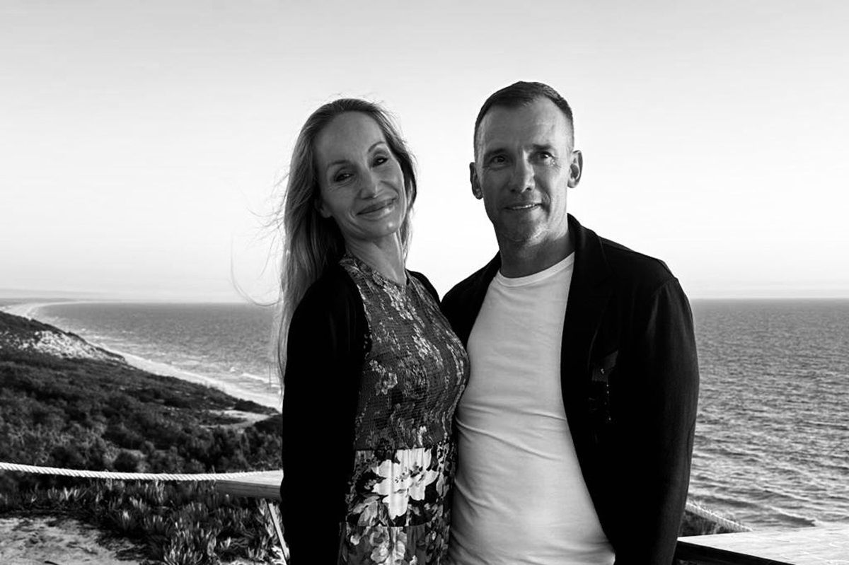 Шевченко разом з дружиною Шевченко разом з дружиною