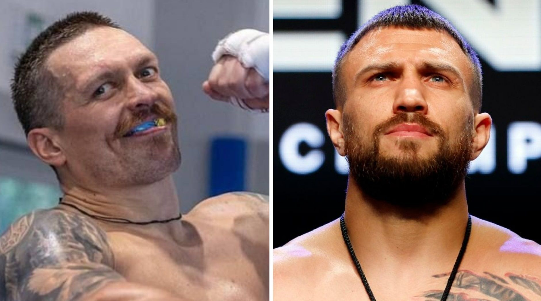 Александр Усик и Василий Ломаченко Александр Усик и Василий Ломаченко