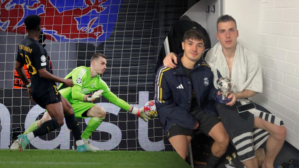 Лейпциг Реал - Лунін отримав нагороду MVP матчу із рук Діаса Лейпциг Реал - Лунін отримав нагороду MVP матчу із рук Діаса