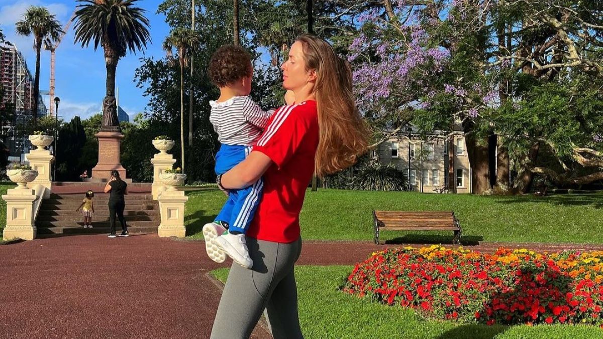 Свитолина с дочкой Свитолина с дочкой