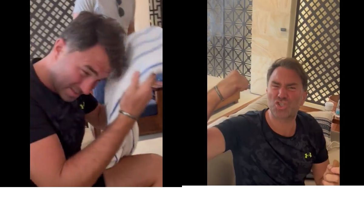 Промоутер Джошуа розбив голову під час перегляду поєдинку: курйозне відео - 24 канал Спорт Промоутер Джошуа розбив голову під час перегляду поєдинку: курйозне відео - 24 канал Спорт