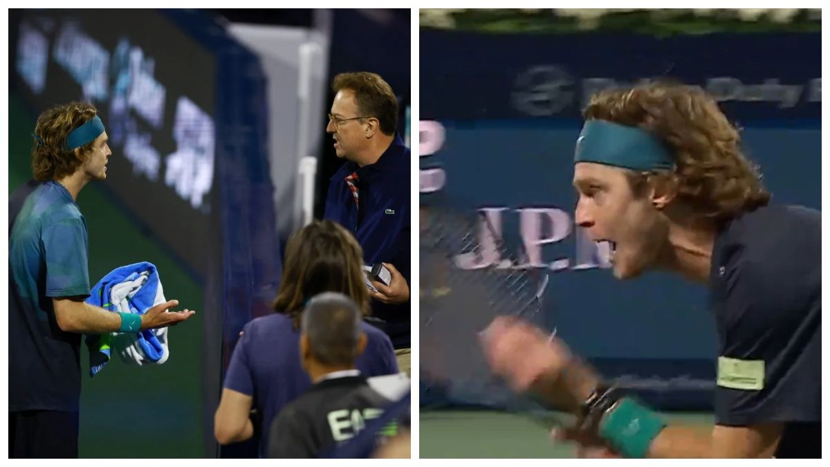 Российский теннисист выругался на судью на турнире в ОАЭ: момент жесткой брани попал на видео - 24 канал Спорт Российский теннисист выругался на судью на турнире в ОАЭ: момент жесткой брани попал на видео - 24 канал Спорт