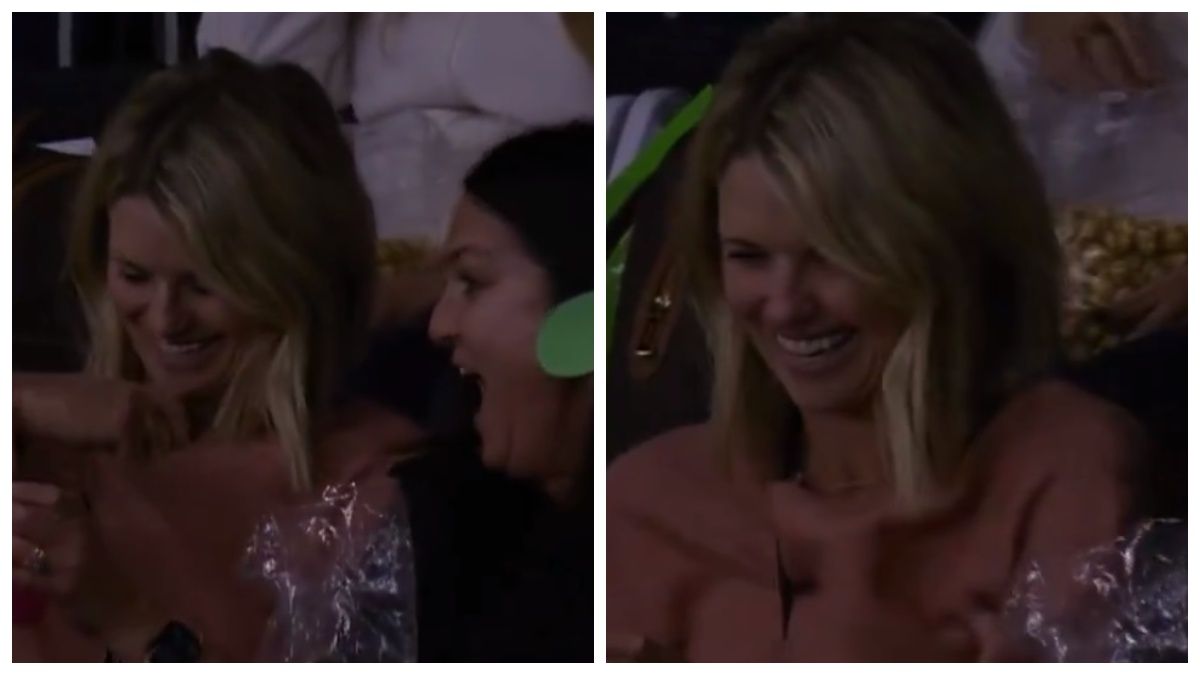 Болельщица спрятала мяч себе в грудь во время матча Костюк: забавное видео - 24 канал Спорт Болельщица спрятала мяч себе в грудь во время матча Костюк: забавное видео - 24 канал Спорт