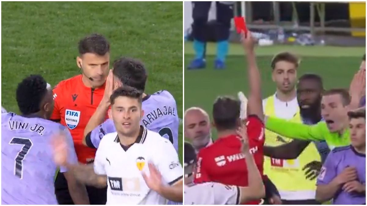 Валенсия - Реал - видео скандального эпизода с отмененным голом Беллингема Валенсия - Реал - видео скандального эпизода с отмененным голом Беллингема