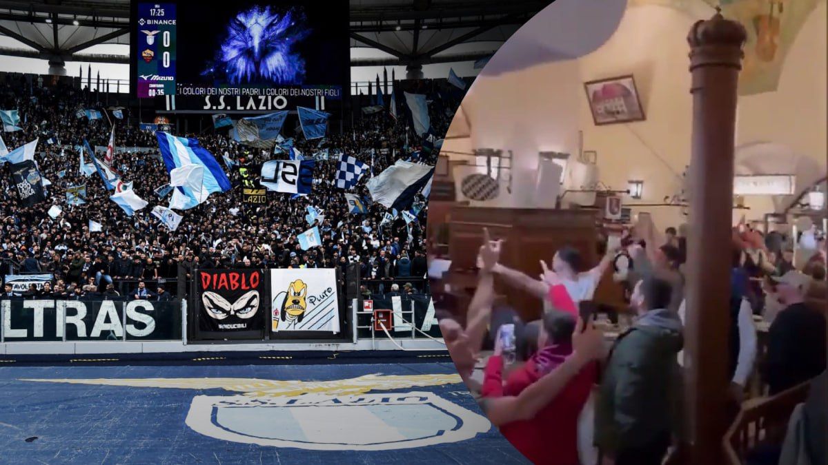 Фанати Лаціо перед матчем ЛЧ здійснили прояв фашизму Фанати Лаціо перед матчем ЛЧ здійснили прояв фашизму