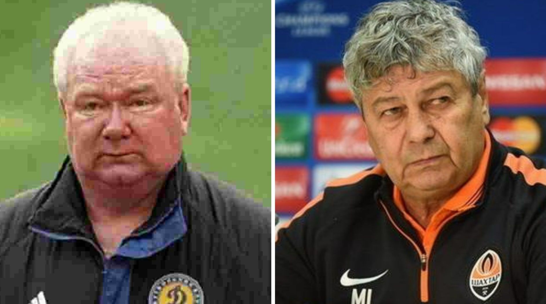 Валерий Лобановский и Мирча Луческу Валерий Лобановский и Мирча Луческу