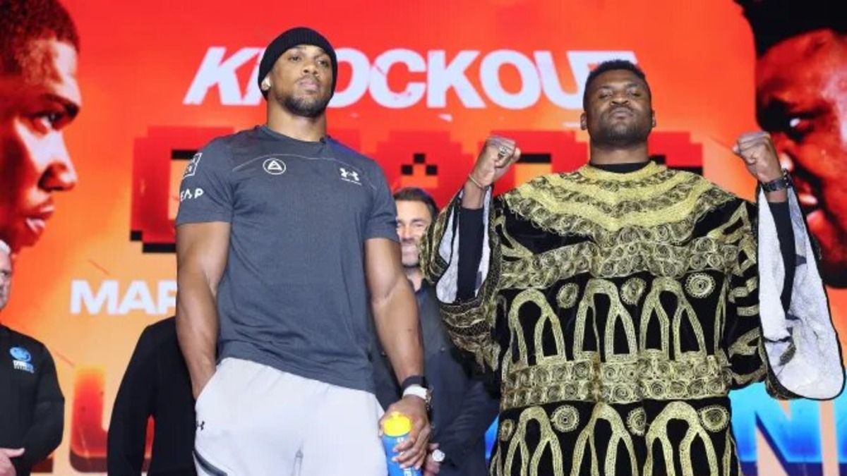 Энтони Джошуа и Фрэнсис Нганну Энтони Джошуа и Фрэнсис Нганну