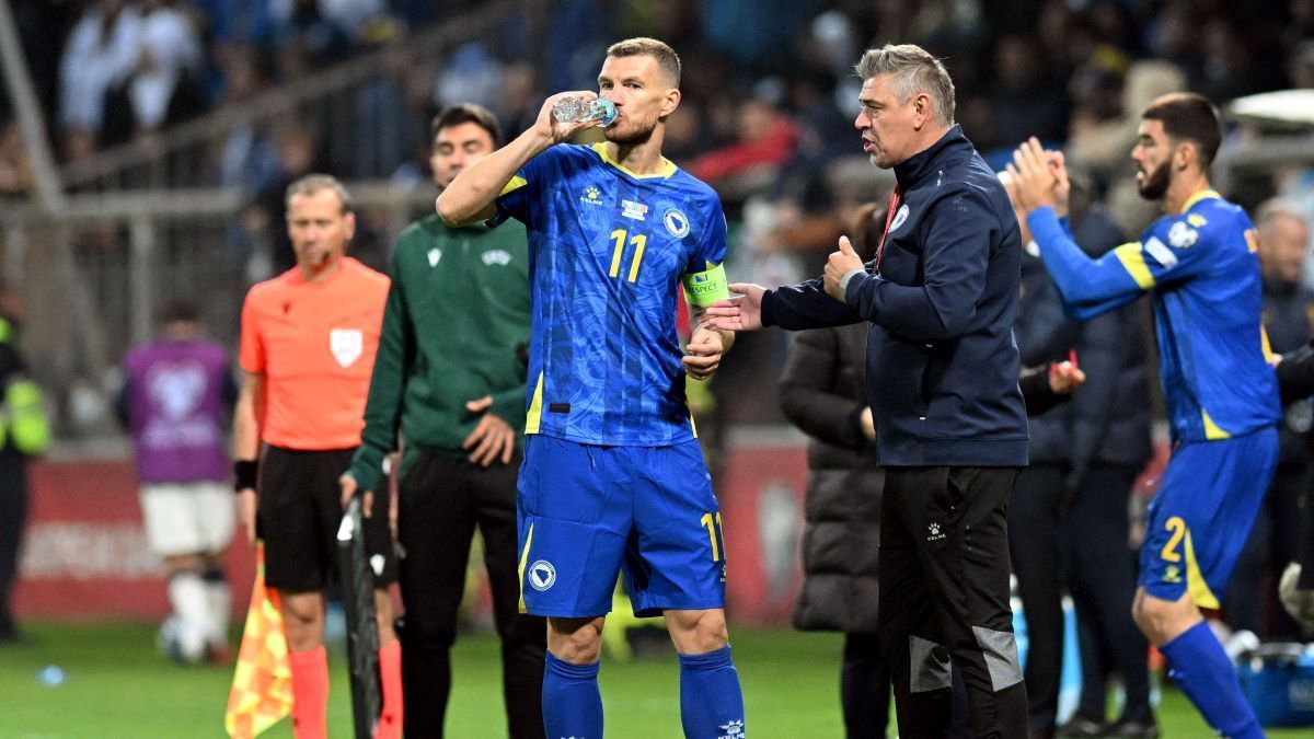 Едін Джеко та Саво Милошевич Едін Джеко та Саво Милошевич