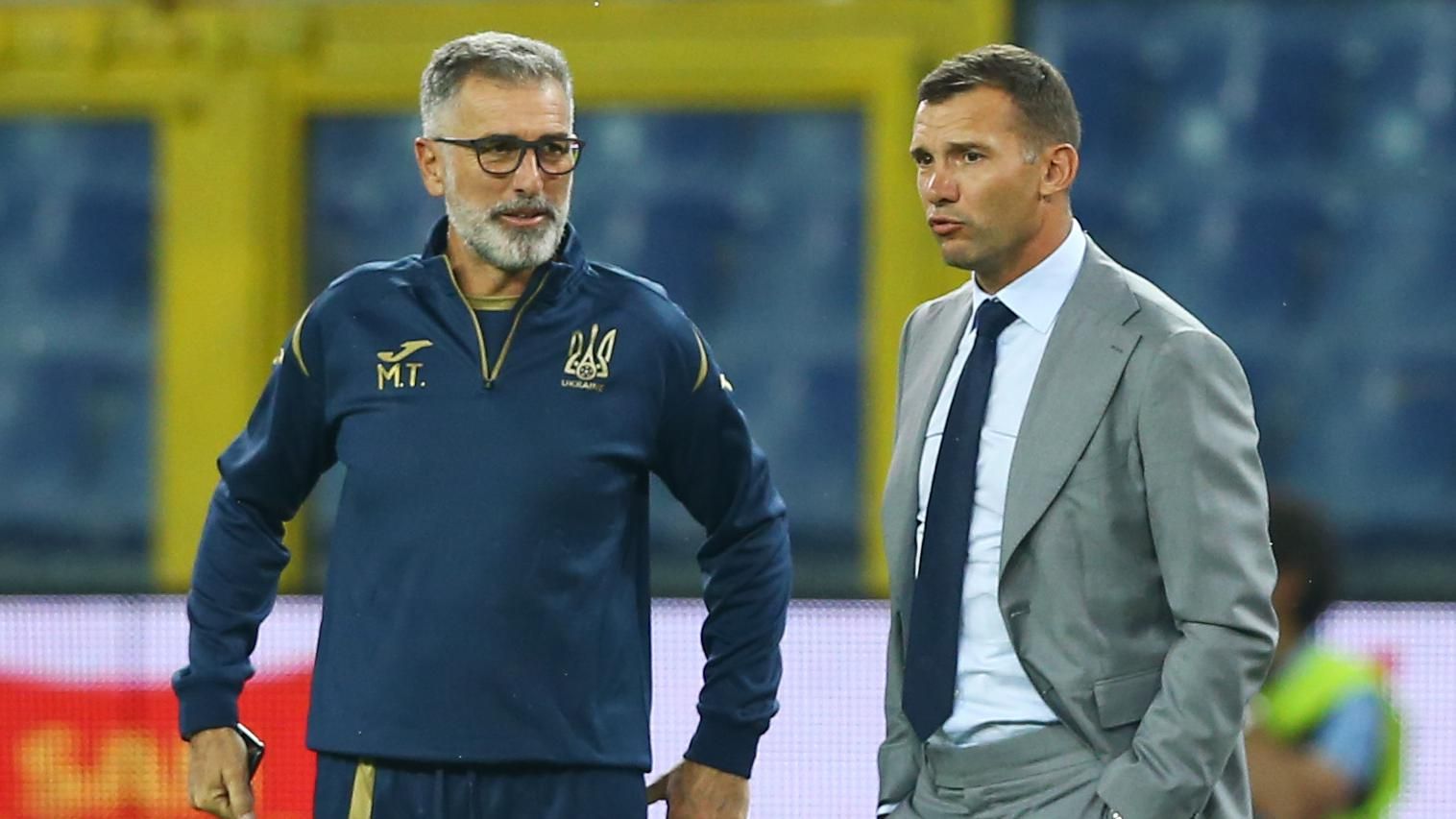 Мауро Тассотті та Андрій Шевченко Мауро Тассотті та Андрій Шевченко