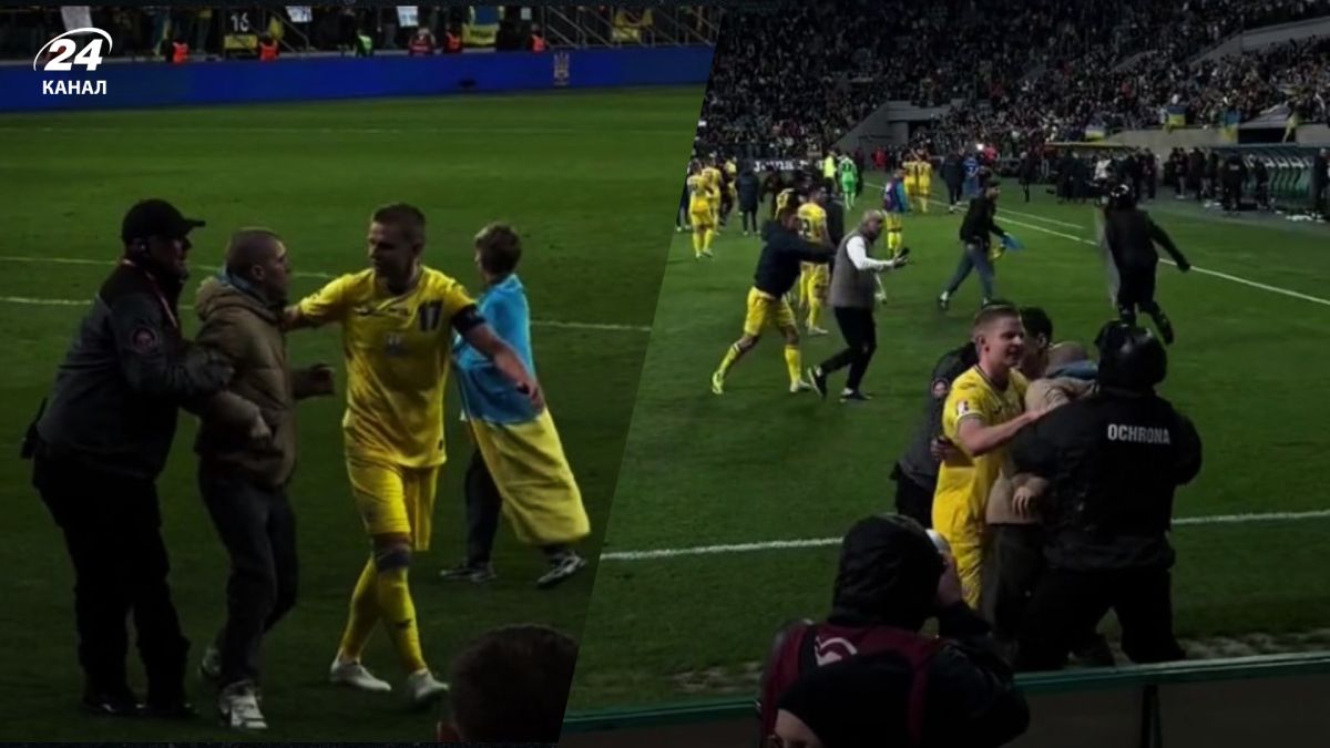 Зинченко едва не подрался с полицией, когда защищал фаната сборной Украины
