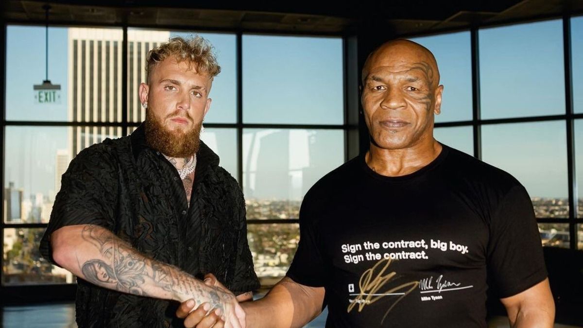 Бой Тайсон - Пол - блогер пригрозил боксеру откусить ухо Бой Тайсон - Пол - блогер пригрозил боксеру откусить ухо