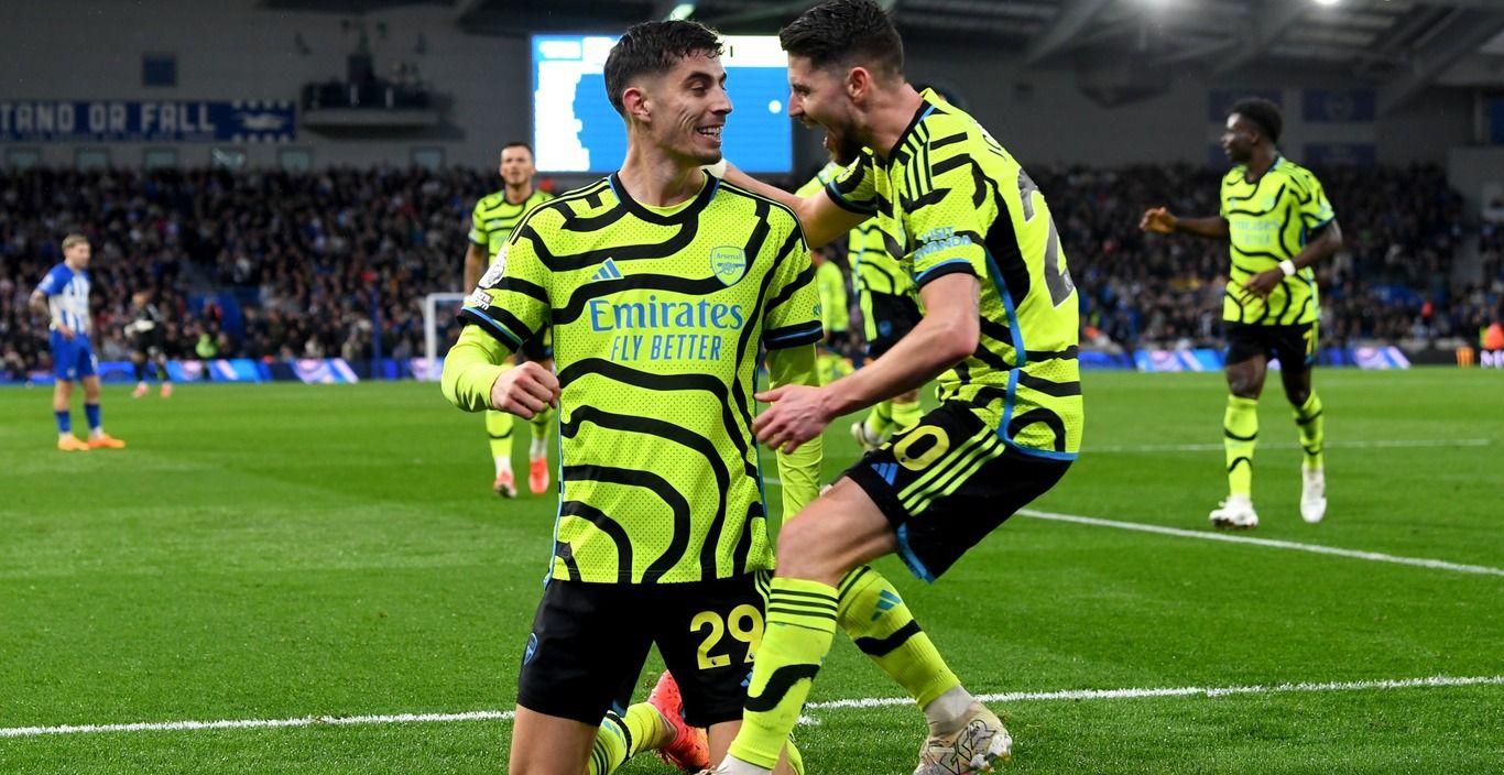 Арсенал разобрался с Брайтоном Арсенал разобрался с Брайтоном